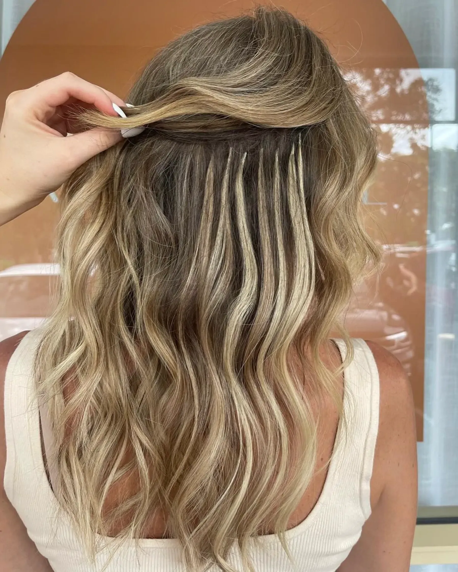 Hair work by Clare